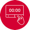 LED display with baking time control (Ta)