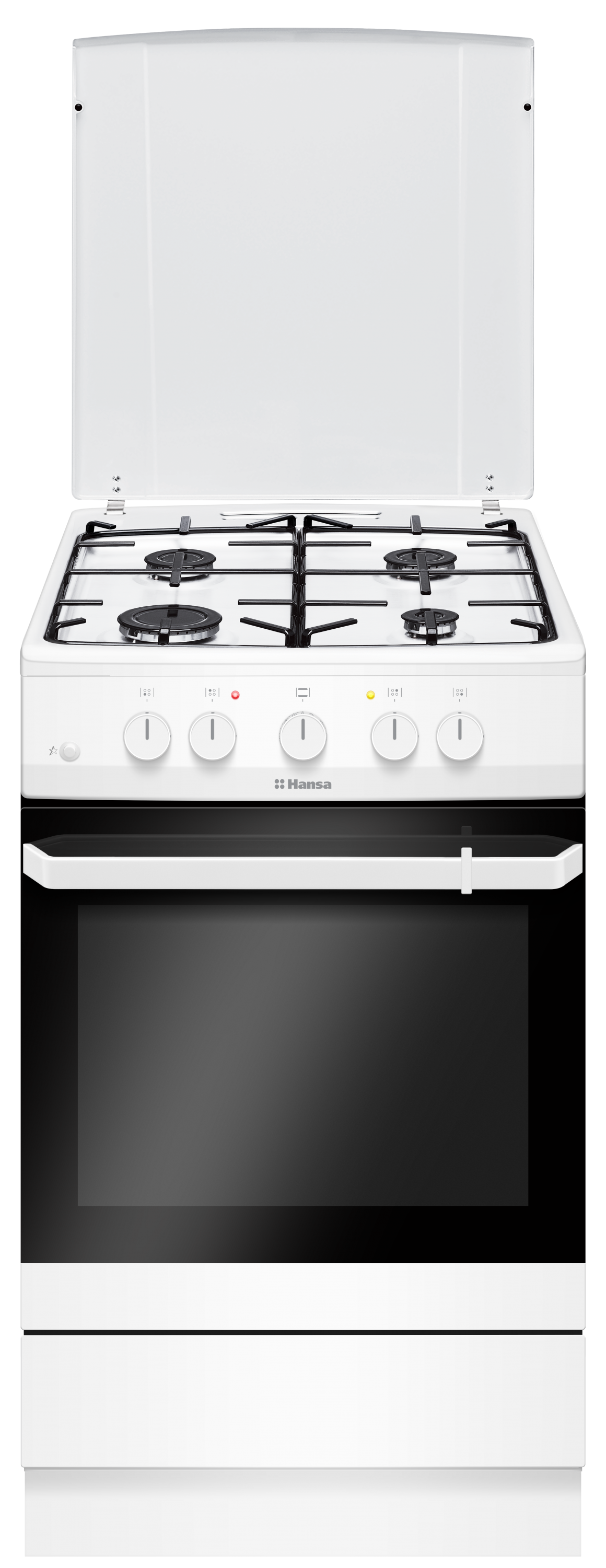 Freestanding cooker with gas hob