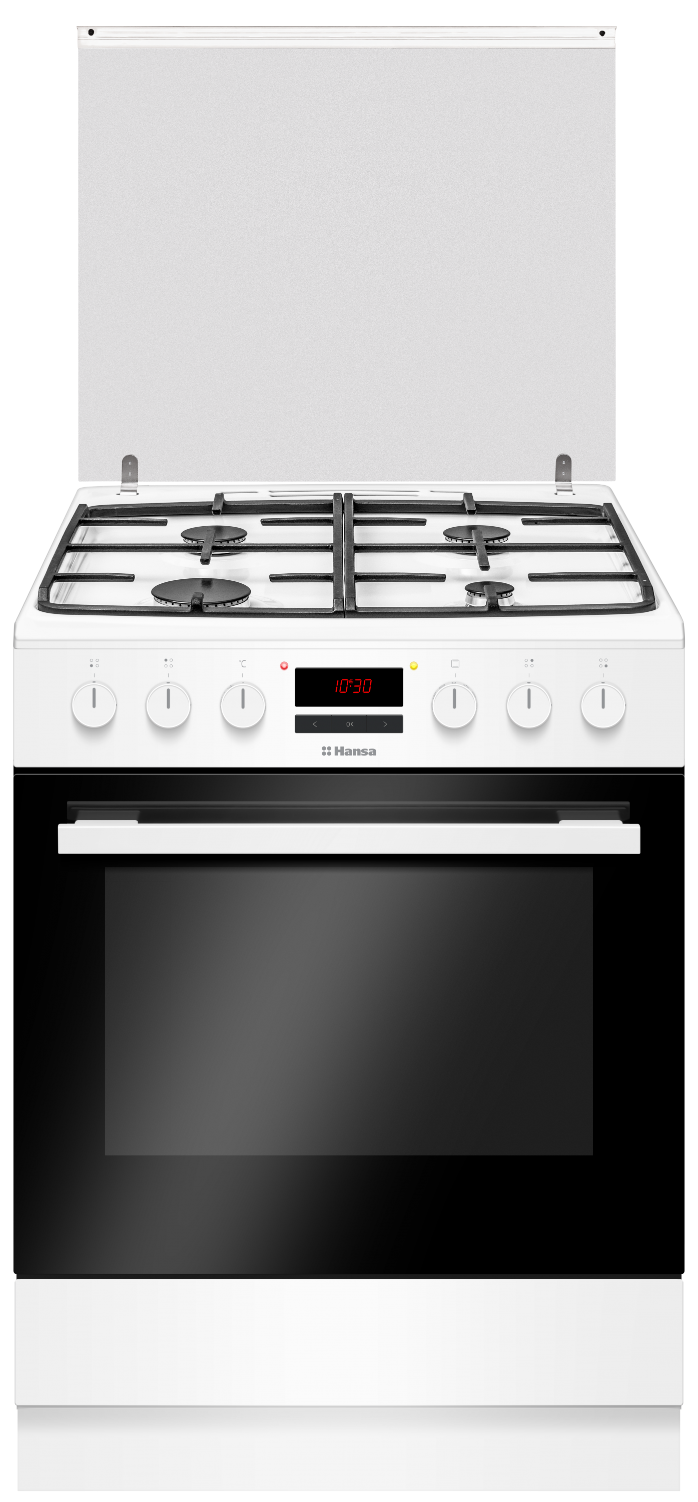 Freestanding cooker with gas hob